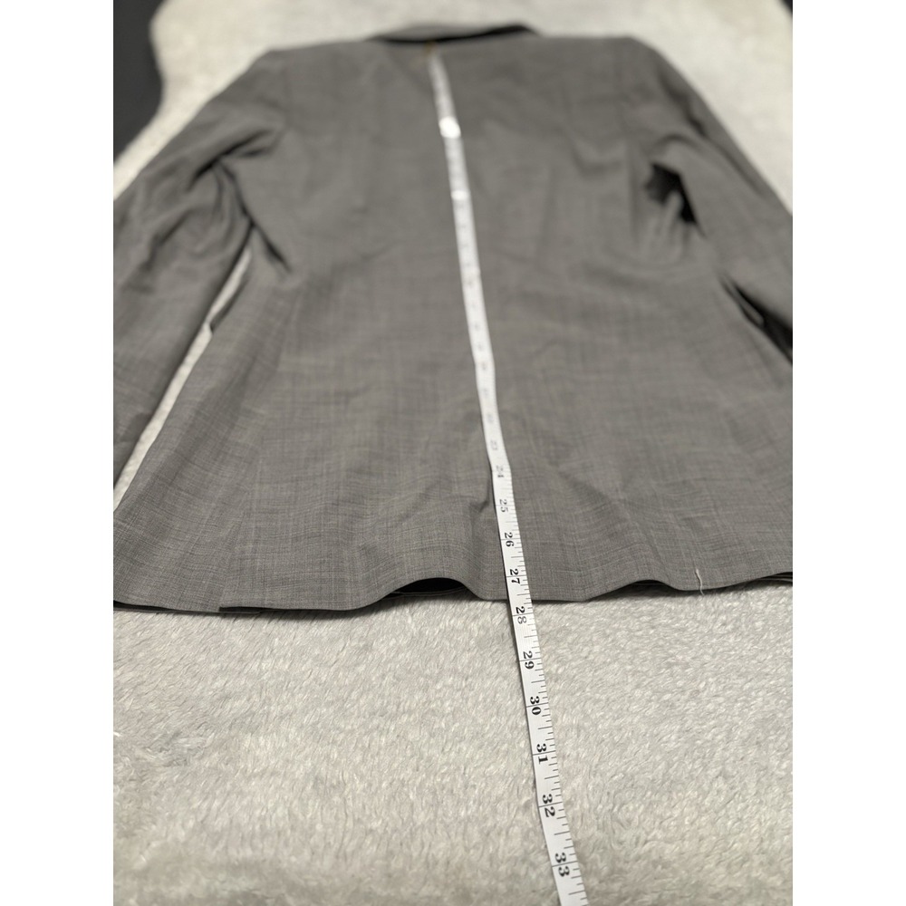 Banana Republic Women's Gray Wool Blend Career Business Blazer Jacket Size 10 - Picture 7 of 9